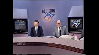 Decision 87  TVNZ 1987 Election Night in New Zealand Part 1 [upl. by Salamone]