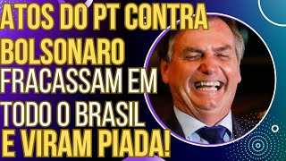 NINGUÉM FOI manifestações petistas pela prisã0 de Bolsonaro fracassam e viram piada [upl. by Newra]