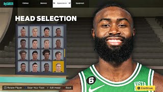 NBA 2K23 JALEN BROWN FACE CREATION BEST FACE CREATION 2K23 [upl. by Ahsima859]