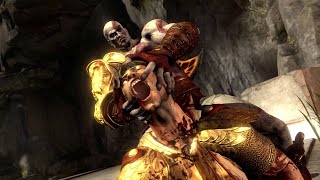 God of War 3 remastered  Kratos Vs Helios Boss Fight [upl. by Suryc301]