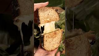 The Worlds First Grilled Cheese Sandwich Cooked Inside Of A Banana Leaf [upl. by Linzer]