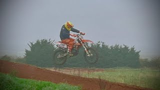 Weedon MX Track KTM XCF 250 My GoPro Laps  Bonus Nose Dive 😅 [upl. by Adrea]