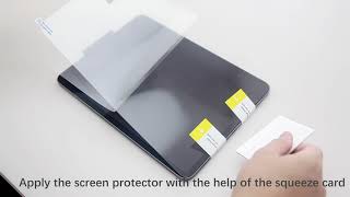 Paper Like Screen Protector Installation [upl. by Noonan]