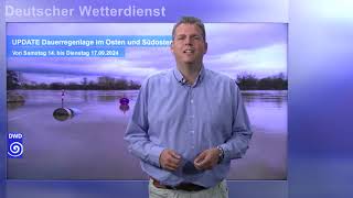 14092024 Unwetterinformation  Deutscher Wetterdienst DWD [upl. by Bea369]