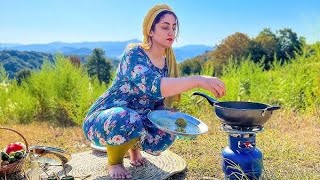 quotIrani Village Style Anda Polao Recipe  Traditional Iranian Egg Pilafquotvillagelife viralshorts [upl. by Lorak]