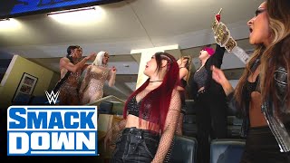 Jade Cargill amp Bianca Belair confront Damage CTRL SmackDown highlights April 19 2024 [upl. by Sherye93]