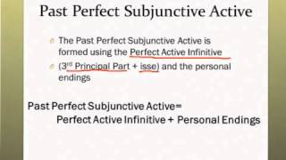 Past Perfect Subjunctive Active [upl. by Astrix]