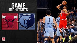 Chicago Bulls vs Memphis Grizzlies  Full Game Highlights  Chicago Bulls on CHSN [upl. by Airetnuhs]