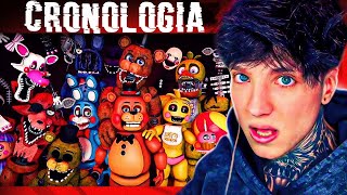 reacciono a la historia completa de five nights at freddys [upl. by Rubia]