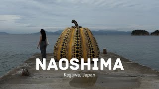 Japan vlog ch5  Naoshima  contemporary art museums Tadao Ando architecture real life sounds [upl. by Durkin]