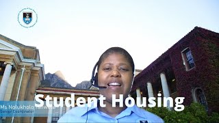 Student Housing at UCT [upl. by Jeff427]