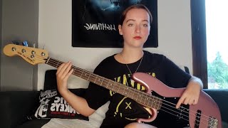 Battery  Metallica bass cover [upl. by Clarisa]