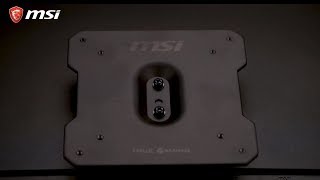 MSI® HOWTO install a VESA mount to an MSI Monitor [upl. by Enialedam]