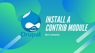 Drupal 9 How to install amp enable a Drupal 9 Contrib module [upl. by Ynahirb]