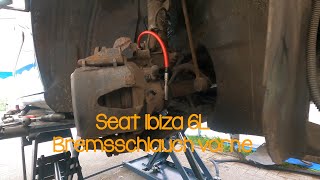 Seat Ibiza 6L Bremsschläuche vorne erneuern [upl. by Isla]