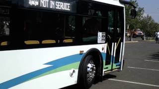 MTA Maryland 2013 New Flyer XDE40 Hybrid quotXcelsiorquot 13041 leaving from Cornwell Heights Station [upl. by Vivia]