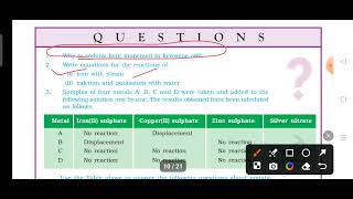 Chapter 3 Metal and Non metal  class10 [upl. by Nagaer]