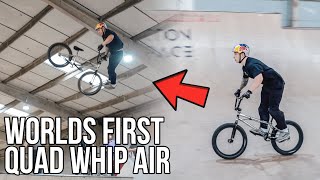 WORLDS FIRST QUAD TAILWHIP AIR🤯 [upl. by Palmore]