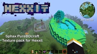 Minecraft Hexxit Mod  Sphax PureBDcraft Texture Pack [upl. by Llebana]