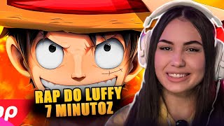 Rap do Luffy One Piece  CHAPÉU DE PALHA  NERD HITS mahnimes REACT [upl. by Kartis572]