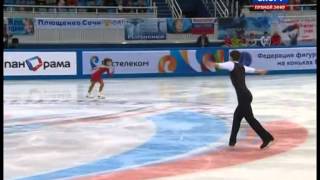 Anastasia GUBANOVA Alexei SINTSOV 2014 SP Russian Nationals [upl. by Yelyah67]