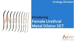 Female Urethral Metal Dilator SET [upl. by Doreg]