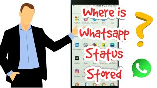 Where is Whatsapp Status Stored [upl. by Yarod]