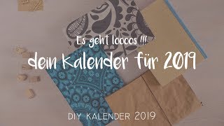 DIY KALENDER 2019  Er ist daaa [upl. by Tipton661]