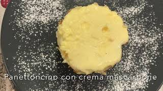 Panettoncino con crema mascarpone GMG chefs [upl. by Maddocks]