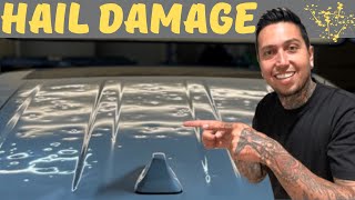 How to remove hail damage  Dent lifter Glue pull Dent tools [upl. by Dreddy]