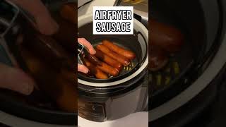 Air Fryer Sausage Links in LESS THAN 10 MINUTES  Low Carb Air Fryer Recipes  Ninja Foodi shorts [upl. by Grous]