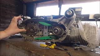 Lambretta engine rebuild 24 [upl. by Inittirb]