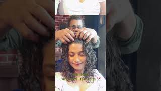 Curly Girl Hair Cutting Ash Bush CGM curlygirlhair [upl. by Skvorak665]