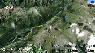 Tour de Suisse 2024 Stage 6  Men  Ulrichen to BlattenBelalp June 14 2024 [upl. by Airehc]