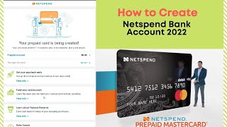 Netspend Bank  How to Create Netspend Bank Account 2022  𝗖𝗣𝗔 𝗡𝗲𝘁𝘄𝗼𝗿𝗸 [upl. by Eppie528]