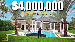 Inside a 4000000 FLORIDA MANSION  Luxury Home Tour  Peter J Ancona [upl. by Leahcimnaes949]