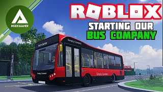 Starting Our FIRST Roblox Bus Company  Simply Connect Croydon  ROBLOX [upl. by Larissa]