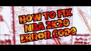 How to fix nba2k20 error code 2FD7B735 [upl. by Restivo651]