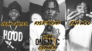 4100 ONE MIC CYPHER KYLE RICHH  JENN CARTER  JAH WOO [upl. by Edris]