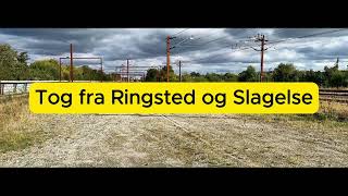 Tog fra Ringsted og Slagelse i 4K [upl. by Annaiviv]