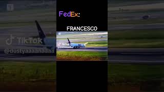 FedEx Landing with no Gears fedex memes [upl. by Atla]