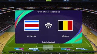 Modo carrera jugador liga Promerica Costa Rica Vs Bélgica [upl. by Krigsman]