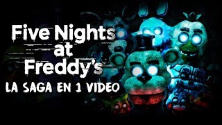 Five Nights at Freddys  La Saga en 1 Video Especial Halloween [upl. by Ginevra]