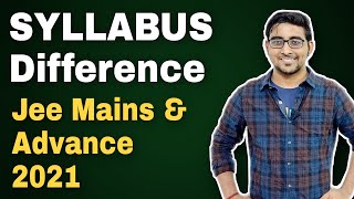 Jee mains 2021 latest news  Syllabus difference in Jee advance amp Jee main  75 Criteria Removed [upl. by Claude]