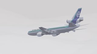 Air New Zealand Flight 901  Blender Crash Animation [upl. by Josiah]