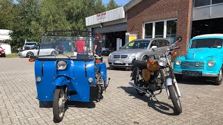 Oldtimer Treffen  Museumtag in Friedeburg  Maxspeedshop  Harald’s Fiat Topolino Rad Krad [upl. by Anileuqcaj546]