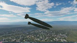 A10A bombing run with dumb bombs [upl. by Aramahs]