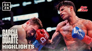 THE RETURN  Ryan Garcia vs Oscar Duarte Fight Highlights [upl. by Cenac]