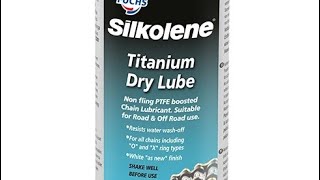 Titanium Dry Lube FUCHS Silkolene Brake amp Chain Cleaner [upl. by Mor480]