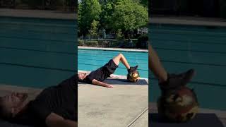 Freestyle Kick Exercise  Physioball Leg Curl [upl. by Eam562]